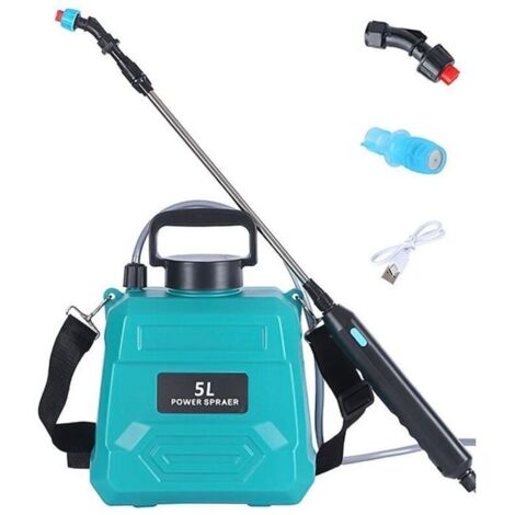 Bardusch - Pulvérisateur Électrique À Dos 5L Rechargeable 3.7V Avec Batterie 1800mAh Et Buse Réglable, Pulvérisateur De Jardin Portable (1/4)
