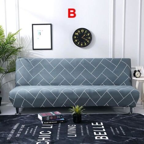 Bardusch - Housse de canapé extensible universelle - SURENHAP - Gris - Déhoussable - Salon - Intérieur - 190 160 cm (1/4)