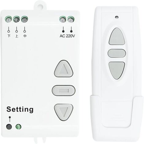 Bardusch - Commutateur de télécommande sans Fil, contrLeur d'écran de Projection pour écrans électriques, Rideaux (1/5)