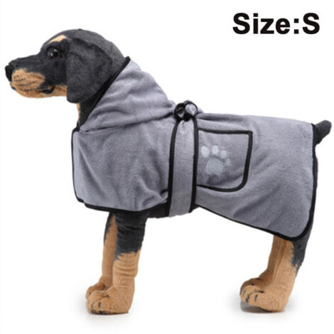 Bardusch - Serviette de séchage en microfibre pour chien et chat, absorbante, ultra douce, lavable, tailles S/M/L (1/4)