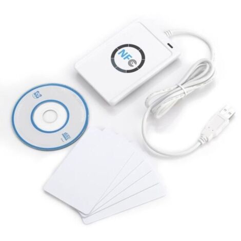 Bardusch - NFC ACR122U RFID à puce sans contact Lecteur & Graveur / USB+SDK+ 5X Mifare IC carte (1/4)
