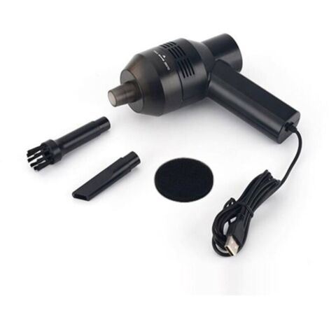 Bardusch - Mini aspirateur sans fil rechargeable pour clavier, ordinateur portable ou voiture – nettoie poussière/miettes (1/4)