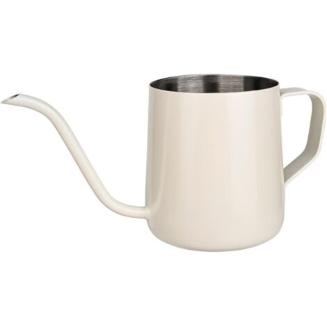 Bardusch - Arrosoir blanc de 250 ml - Pour plantes d'intérieur - Mini arrosoir en acier inoxydable - Long bec - Arrosoir de jardin pour plantes d'intérieur et plantes succulentes (1/4)