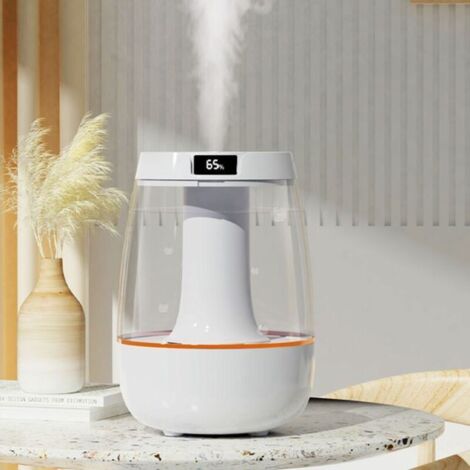 Bardusch - Humidificateur d'air diffuseur d'arômes avec veilleuse et hygromètre (1/4)