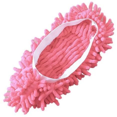 Bardusch - housse de protection pour chaussures de balai à franges, pour le nettoyage de la poussière du sol, pantoufles paresseuses, tête de (1/4)