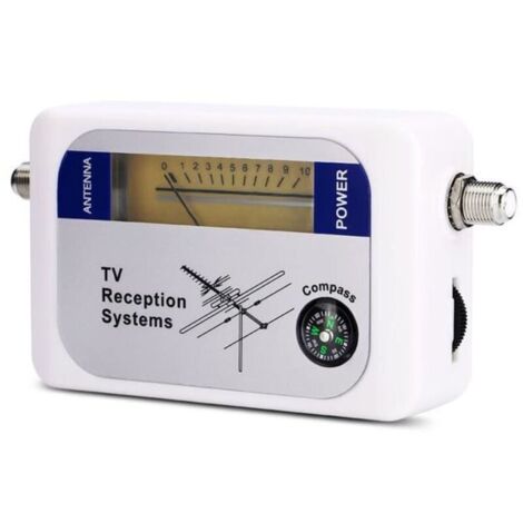 Bardusch - Détecteur de signal d\'antenne TV numérique mini chercheur de puissance de signal de l\'antenne terrestre