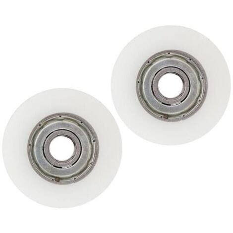 Bardusch - Roues de porte de serre de 30 mm de diamètre - VVIKIZY - Elite - Blanc - Accessoire de jardin (1/4)