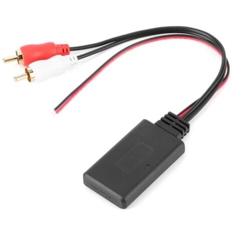 Bardusch - Adaptateur AUX pour voiture Adaptateur de Module Bluetooth sans fil universel AUX Audio 2 Câble auxiliaire RCA Connecteur (1/4)