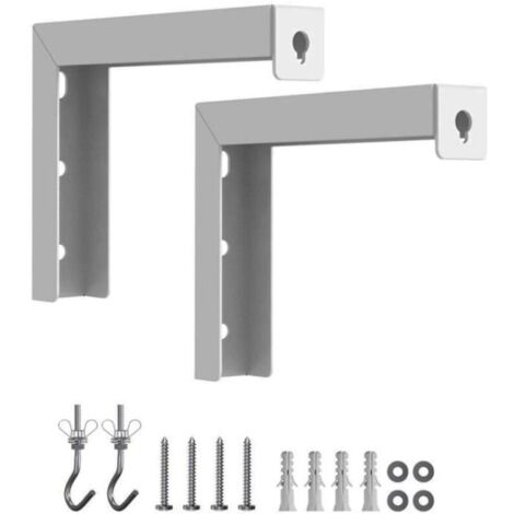 Bardusch - Support de projection - GH - Support en L - Réglable - Compatible avec écrans manuels - Installation facile (1/4)