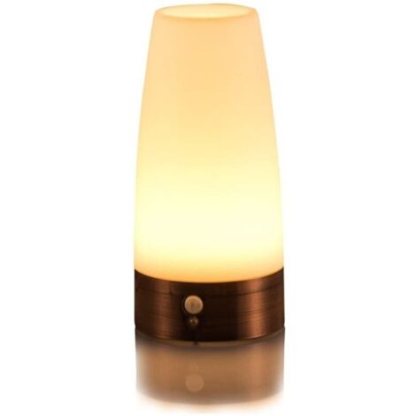 Bardusch - Veilleuse LED sans fil à détecteur de mouvement, lampe de table LED à piles pour chambre d'enfant (1/4)