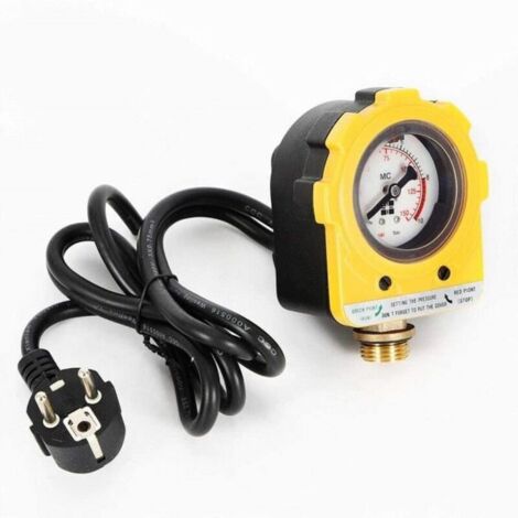 Bardusch - Pressostat Photoélectrique Régulateur automatique de la pompe à eau Jaune NPT1/2\" (1/4)