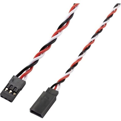 Bardusch-servo [1x JR femelle - 1x Futaba mâle] 25.00 cm 0.35 mm² torsadé 10 pc(s) (1/2)