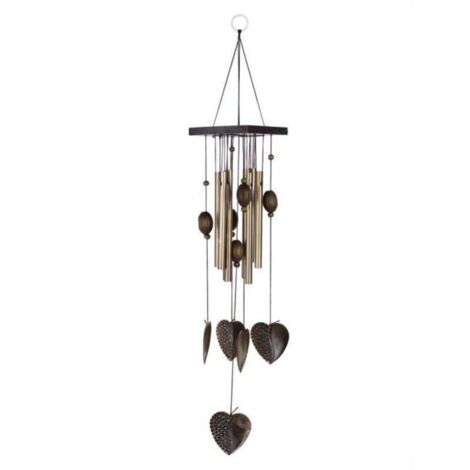 Bardusch-Carillons éoliens porte-bonheur en tubes métalliques pour la maison, le jardin, la vie en plein air, décorations de cloches (1/4)