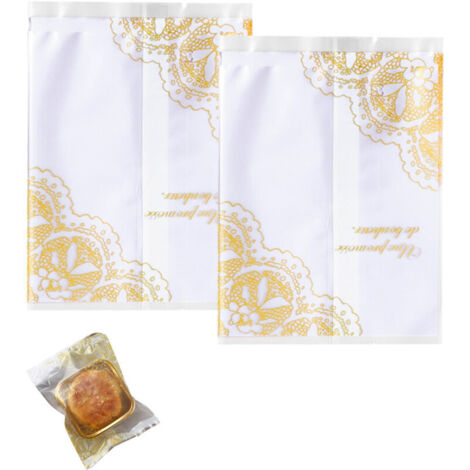 Bardusch-Emballages pour caramels, 10 x 13,5 cm, 200 pièces, film cellophane prédécoupé antiadhésif pour nougat et caramel.////. (1/5)
