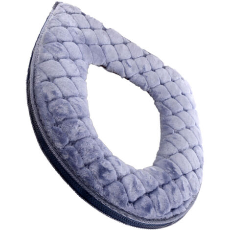Bardusch-Housse de siège de toilette douce et épaisse, chaude et lavable, en tissu moelleux. (1/4)