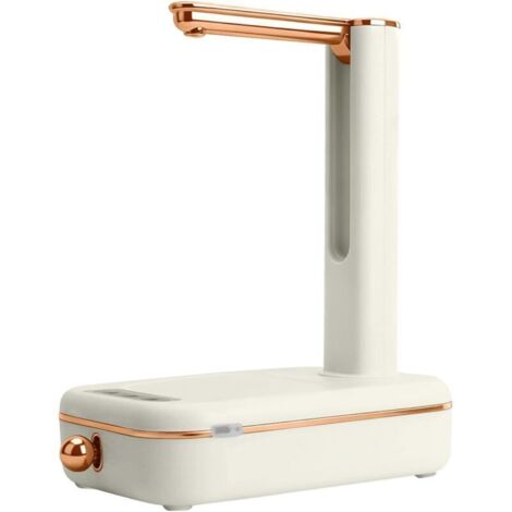 Bardusch-Distributeur d'eau Électrique Rechargeable par USB – sans BPA & Conforme aux Aliments, Pompe à 3 Niveaux de Débit pour Camping/Minicamper/Maison/Bureau, Batterie 800 mAh (Blanc) (1/5)