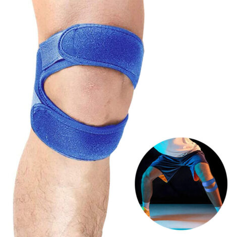 Bardusch-Genouillère rotulienne réglable, stabilisation genou course, football, équitation et musculation (1/4)