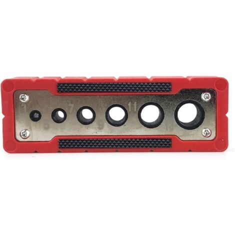 Bardusch Guide de perçage/trouveur, accessoires pour blocs de perçage 2–12 mm ou 3–13 mm. Guide de perçage portable haute précision, idéal pour le travail du bois. (1/5)