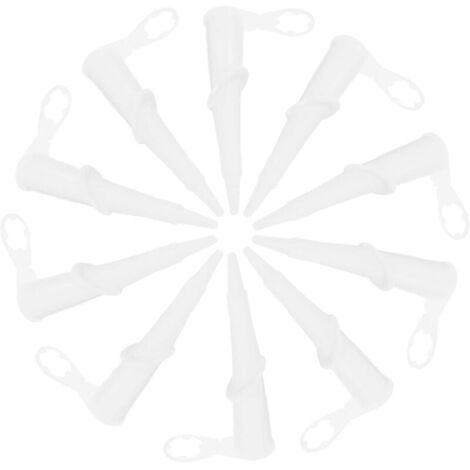 Bardusch 10 pièces Outils de Calfeutrage Flexible pour Maison Embouts Universels Silicone pour Application de Colle Verre Kit Pratique pour Travaux de Rénovation (1/5)