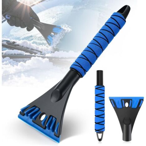 Bardusch Grattoir à Glace pour Voiture, Grattoir Pare Brise Voiture, 2 en 1 Brise à Neige d'hiver, Grattoir Brise Voiture Ergonomique Douce, Poignée Ergonomique Douce Pare Voiture, SUV (1/5)