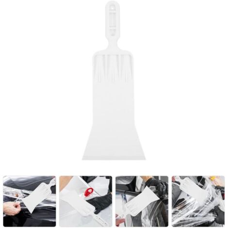 Bardusch Raclette pour Film Automobile 385X15 CM Poignée Longue Grattoir en Silicone et Caoutchouc blanc Outil de Pose et Nettoyage de Films Fenêtre pour Vitres et Pare-Brise Voiture (1/5)