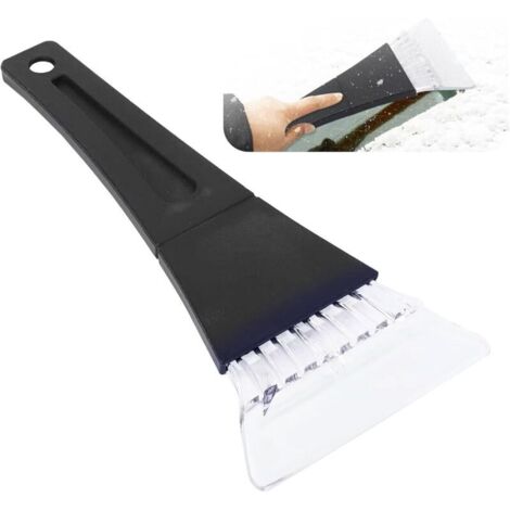 Bardusch Grattoir à glace de voiture, grattoir à glace pour l'hiver, grattoir à glace efficace, rapide, sans effort et doux, grattoir à neige stable, efficace et sûr pour voiture – Noir (1/5)
