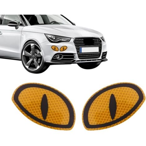 Bardusch Autocollants réfléchissants pour Voiture – Autocollant réfléchissant pour Conduite de Nuit Yeux Ronds et imperméables – pour Voiture, Pare-Chocs, fenêtres, Ordinateurs Portables, Murs (1/5)