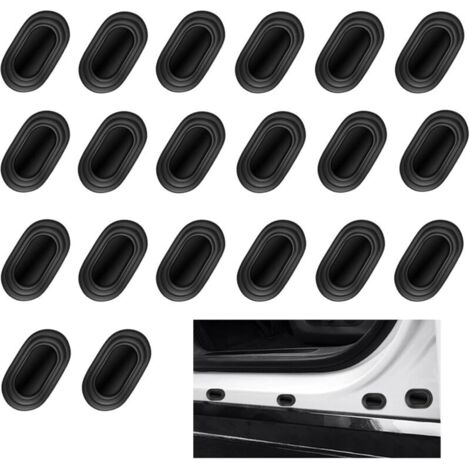 Bardusch Lot de 20- Noir amortisseurs de portière de voiture - Accessoires de voiture - Pour Mercedes Opel BMW VW Hyundai Ford Audi (1/5)