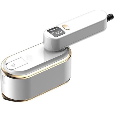 Bardusch Fer à repasser de voyage Mur - Montage Monté Handles Suspendus En Fer À Repasser Maison Petite Vapeur Électrique Mini Artefact De Vêtements Portables Fer à repasser vapeur(White) (1/5)
