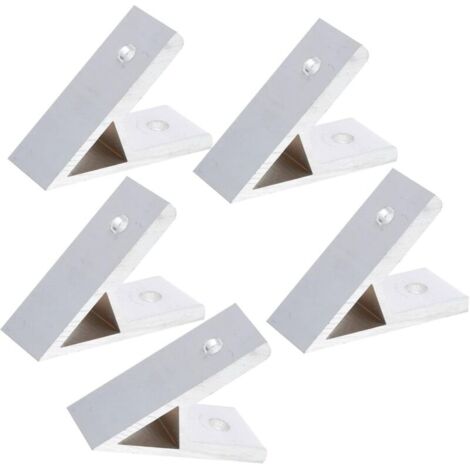 Bardusch 5 Pièces Code D'angle De Support De 45 Degrés Support D'angle De Fente En t Dégauchisseuse Support De Profil En Aluminium Accolades D'angle Accessoires Coin Alliage D'aluminium (1/5)