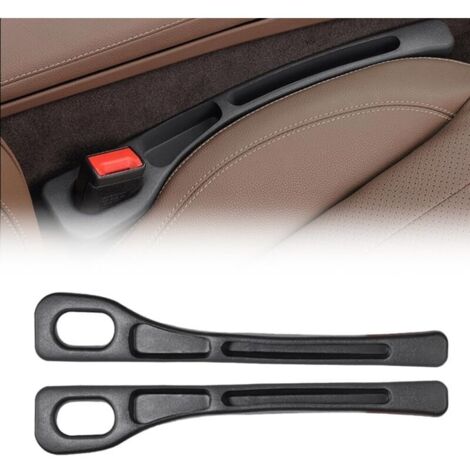 Bardusch (1 paire noire) Organiseur de siège auto - Boîte de rangement universelle pour voiture, accessoires pour clés, téléphone, portefeuille - Design ergonomique et antidérapant (1/5)