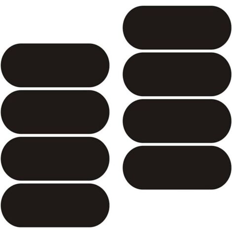 Bardusch 2 Bandes Stickers Réfléchissants Casque Moto, Autocollant Casque Moto Noirs Rétro, Bandes Adhésives Réfléchissantes Haute Visibilité Sécurité Stickers Adhérence Maximale pour Trottinette Vélo (1/5)