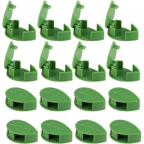 Bardusch Ensemble de 50 pièces pour plantes grimpantes, supports muraux pour plantes grimpantes, clips pour câbles de bureau, clips de support auto-adhésifs pour feuilles, clips invisibles pour plante (1/5)