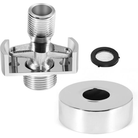 Bardusch ajustant l'angle du Tuyau d'aspiration Pomme de Douche en cuivre Pied incurvé coudé vis Excentrique Accessoires d'angle A (1/5)