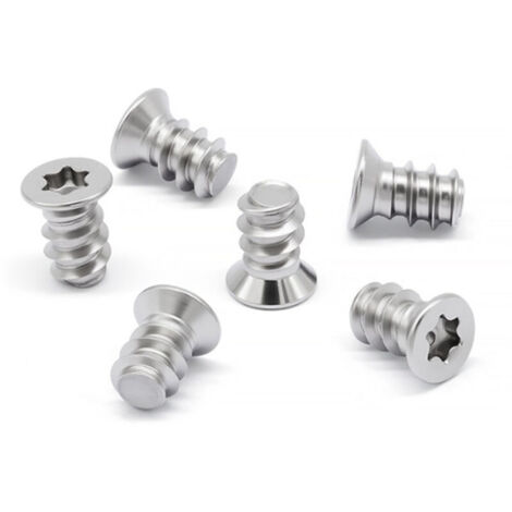 Bardusch Vis de fixation - M5.49 mm - Lot de 50 - auge à fleurs de prunier - Acier Galvanisé (1/3)