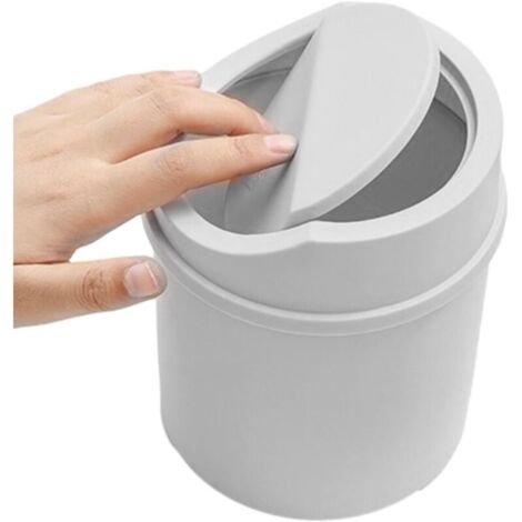 Bardusch Petite Poubelle créative avec Couvercle pour Bureau - Petite Poubelle pour Bureau, Petite Corbeille à Papier pour la Maison, la Bain, la Chambre, l'intérieur la (1/4)