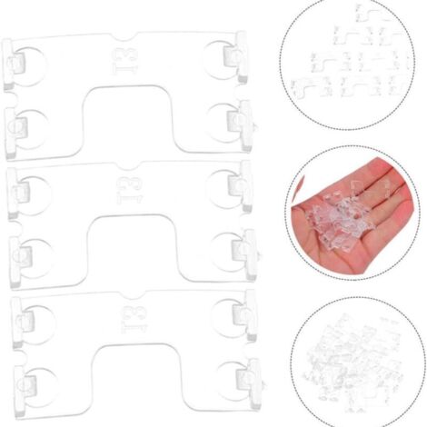 Bardusch Lot de 30pcs Clips en Plastique pour Stores Vénitiens en Métal Ou en (1/4)