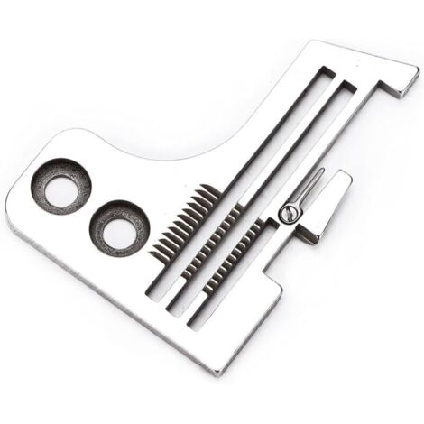 Bardusch Accessoires pour machines à coudre en acier inoxydable, plaque à aiguille, facile à utiliser et à installer, petites pièces pour surjeteuses à quatre fils (1/5)