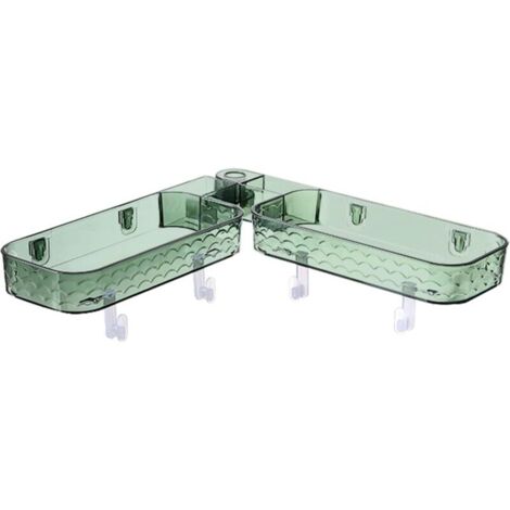 Bardusch Étagère d'Angle pour Douche - Multifonctionnel Stable Support De Drainage Étagère de Rangement pour Salle de Bain - Pour l'Évier, la Maison, la Cuisine, l'Hygiène, l'Organisation de Routine (1/5)