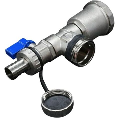 Bardusch Collecteur de chauffage au sol automatique avec valve de vidange pour système de chauffage au sol (1" mâle) (1/4)