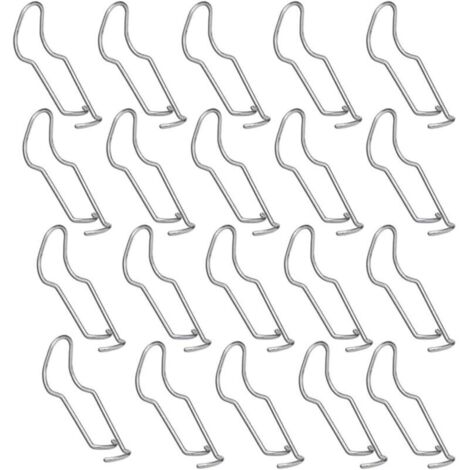Bardusch Lot de 40 pinces en argile pour tuteurs de plantes - Pour la construction de treillis - Plantes d'intérieur - Tomates - Cages à plantes - Connecteur pour légumes (1/5)