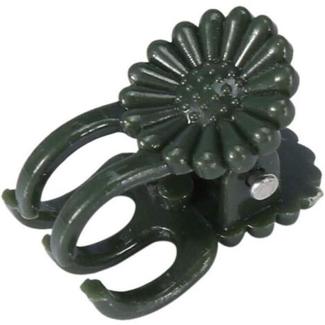 Bardusch Lot de 20 clips en plastique pour support de plantes d'orchidée - Pinces pour plantes de jardin - Piquets pour soutenir les tiges de vigne (1/4)
