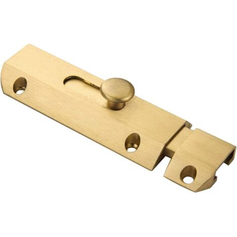 Bardusch 1 Pc Or Épais En Laiton Pur Glissière Baril Porte Boulon Heavy Duty Porte Sécurité Verrou Verrou Dumb (1/5)