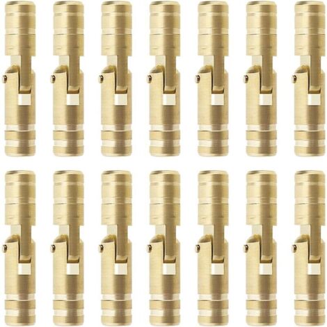 Bardusch 30pcs Charnières Dissimulées en Laiton Cylindre Charnière Fixe Cachée Cylindrique Meubles Charnière Cachée pour Bricolage Artisanat Boîtes à Bijoux Coffrets Cadeaux (1/5)