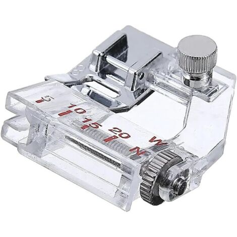 Bardusch Pied presseur pour biais 6290, accessoire de machine à coudre, convient pour Singer etc. (1/5)