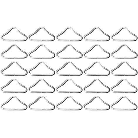 Bardusch 30pcs Boucles Triangulaires MéTalliques Pour Trampoline, Connecteurs En Anneau Pour Sangle, Clips Robustes Pour Accessoires De Sport (1/5)