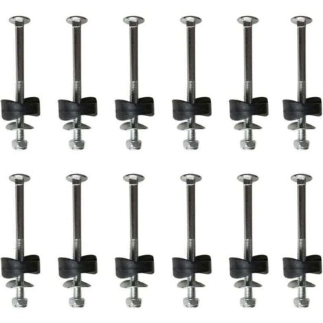 Bardusch-Lot de 12 entretoises de trampoline avec vis pour fixer le trampoline - Accessoires de rechange pour trampoline (1/3)