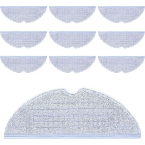 Bardusch-Serpillere Roborock S7, 10 Pièces Serpillère de Rechange pour Roborock S7/S7 Plus/S7 MaxV/ S7 MaxV Plus/ S7 MaxV Ultra /S7 Pro Ultra Aspirateur Lavable Microfibre Lingettes (1/4)