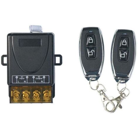 Bardusch-Interrupteur de télécommande Haute Puissance sans Fil 433Mhz, télécommande RF AC 220V/240V/110V 30A pour lumière, Pompe à Eau, appareils ménagers, Irrigation agricole (1/4)