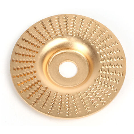 Bardusch-Disques de sculpture sur bois pour meuleuse d'angle pour fixation de 10,2 cm , meuleuse à souche, pour le travail du bois, disque de sculpture,1pcs (1/4)